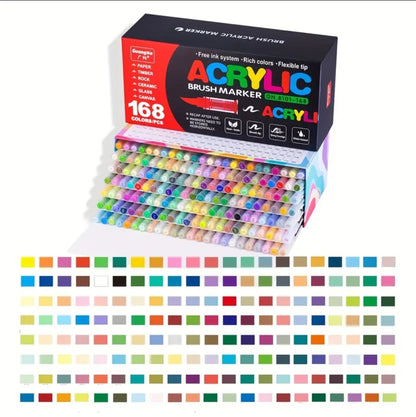 Guangna Feutres acryliques 360/288/240/200/168/120/72/48/24/12
