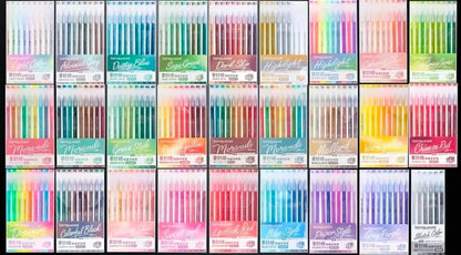Lot 240 Stylos Gel / 27 boites individuelles / 234 Couleurs Uniques – Stylo Gel Adulte/Enfant pour Dessin, Coloriage mystere, Griffonnage Artisanat Scrapbooking(0.6MM)