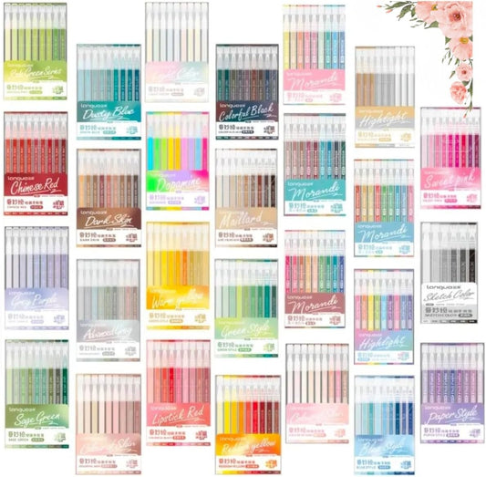 Lot 240 Stylos Gel / 27 boites individuelles / 234 Couleurs Uniques – Stylo Gel Adulte/Enfant pour Dessin, Coloriage mystere, Griffonnage Artisanat Scrapbooking(0.6MM)