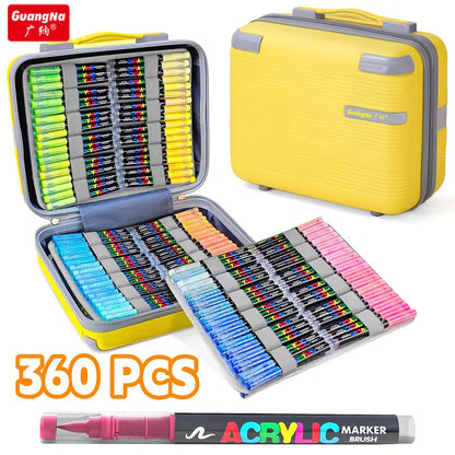 Guangna Feutres acryliques 360/288/240/200/168/120/72/48/24/12